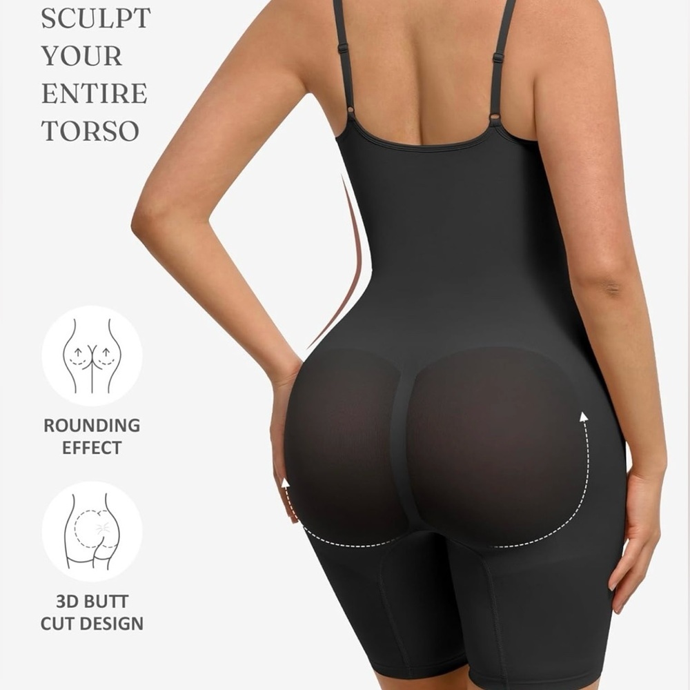FEELINGIRL TUMMY CONTROL BODYSUIT BUTT LIFTER SHAPEWEAR - Picture 5 of 11